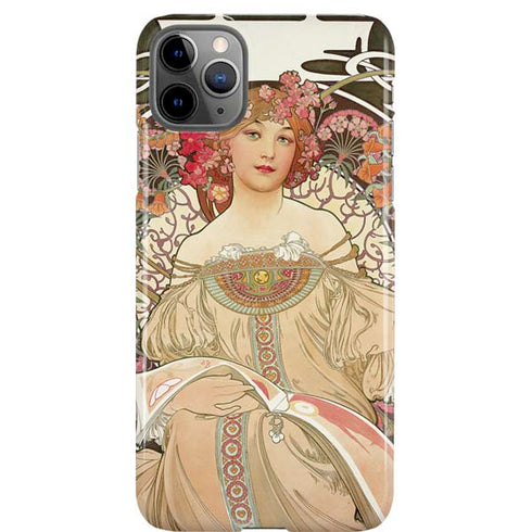 Alphonse Mucha Reverie 1897 iPhone Cases